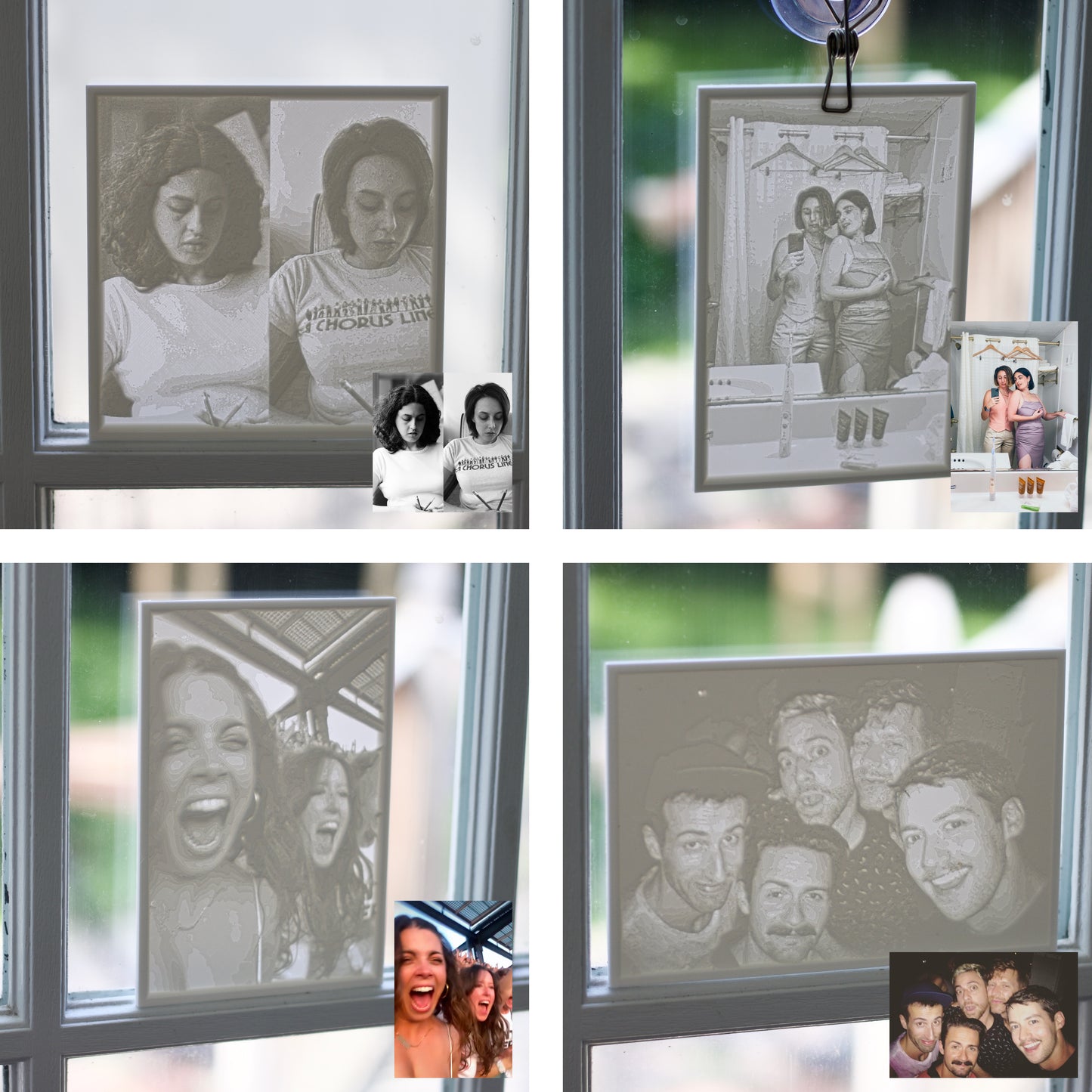 UPLOAD YOUR OWN PHOTO Custom Window Art (3D Printed Lithophane)