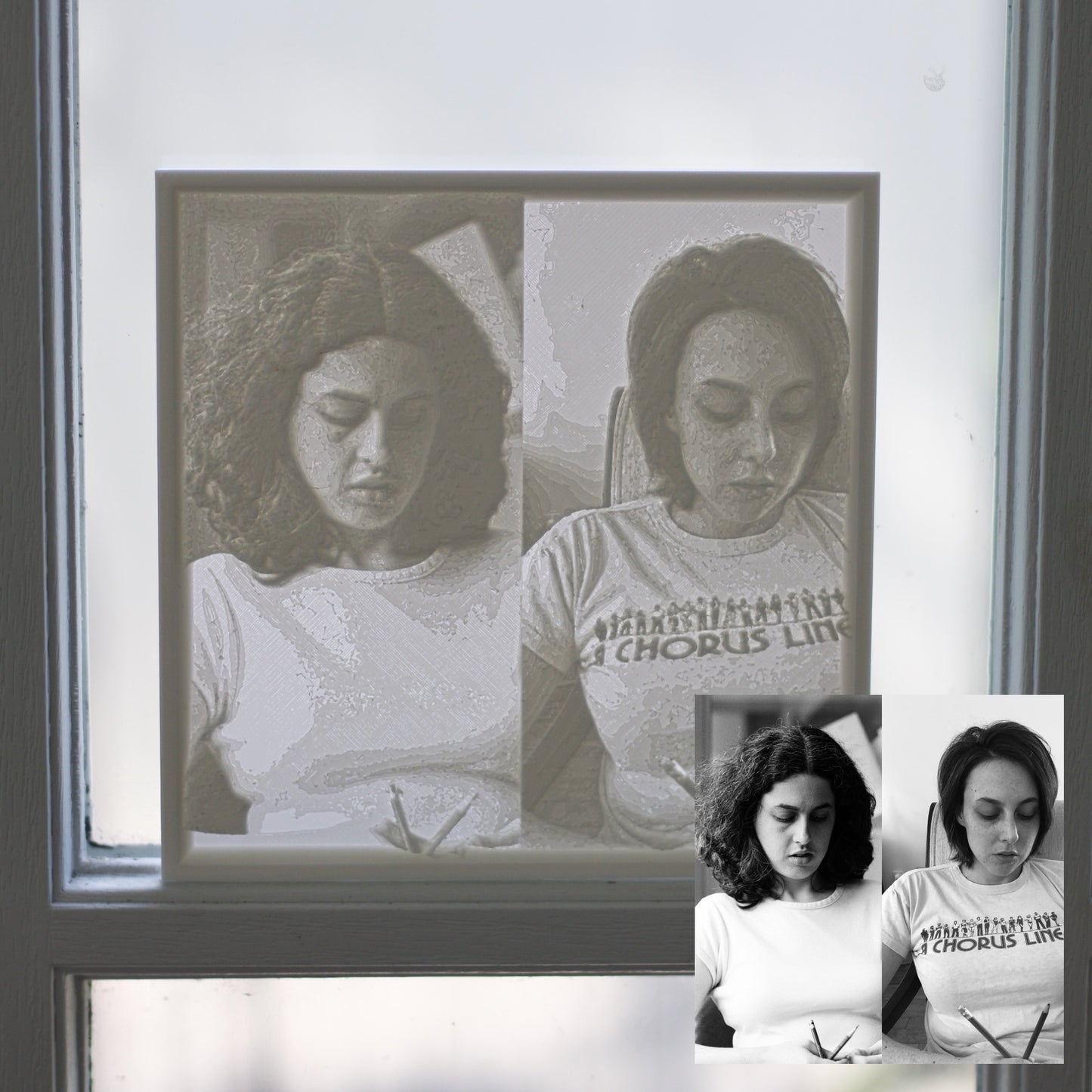 UPLOAD YOUR OWN PHOTO Custom Window Art (3D Printed Lithophane)
