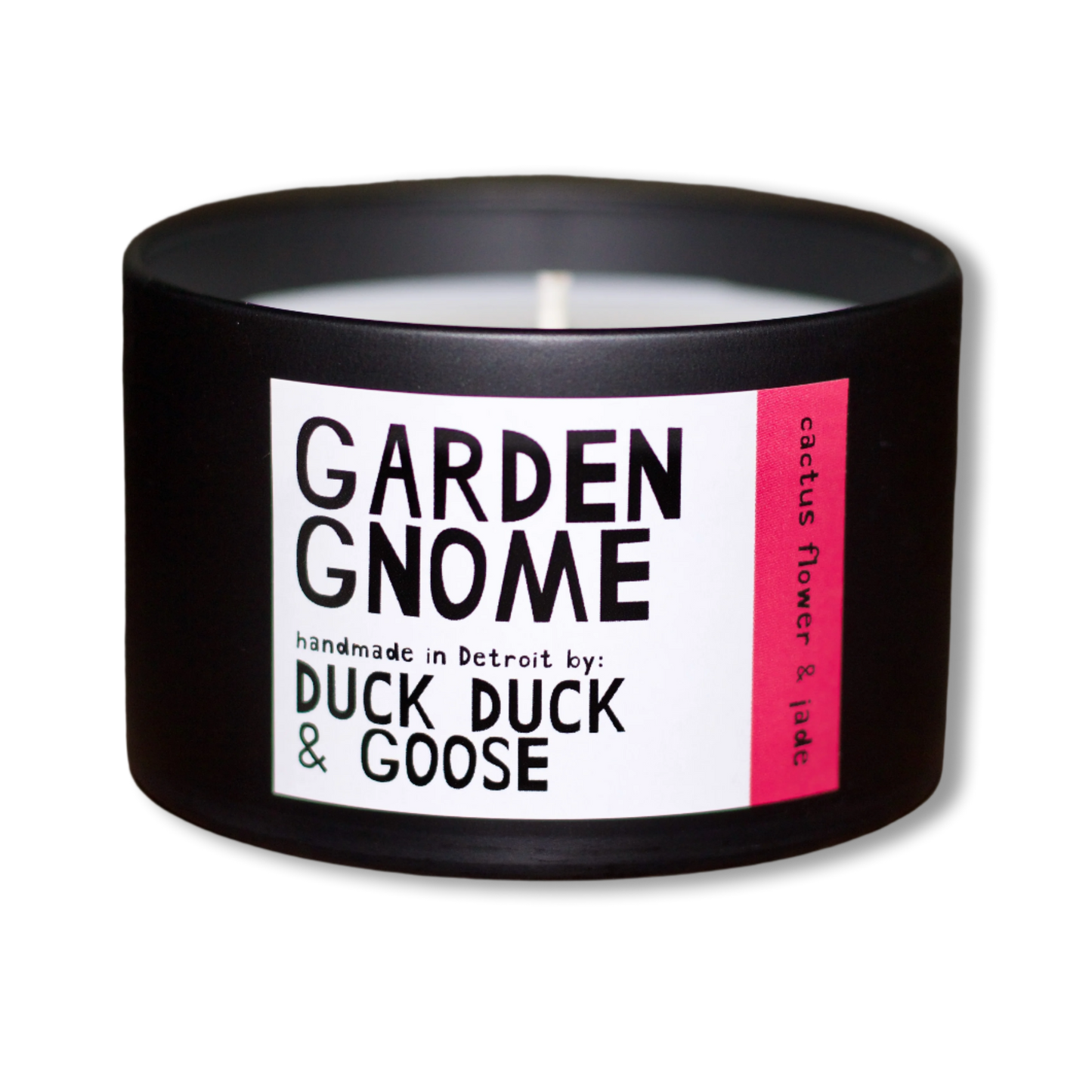 Cactus Flower & Jade Scented Soy Candle: Garden Gnome