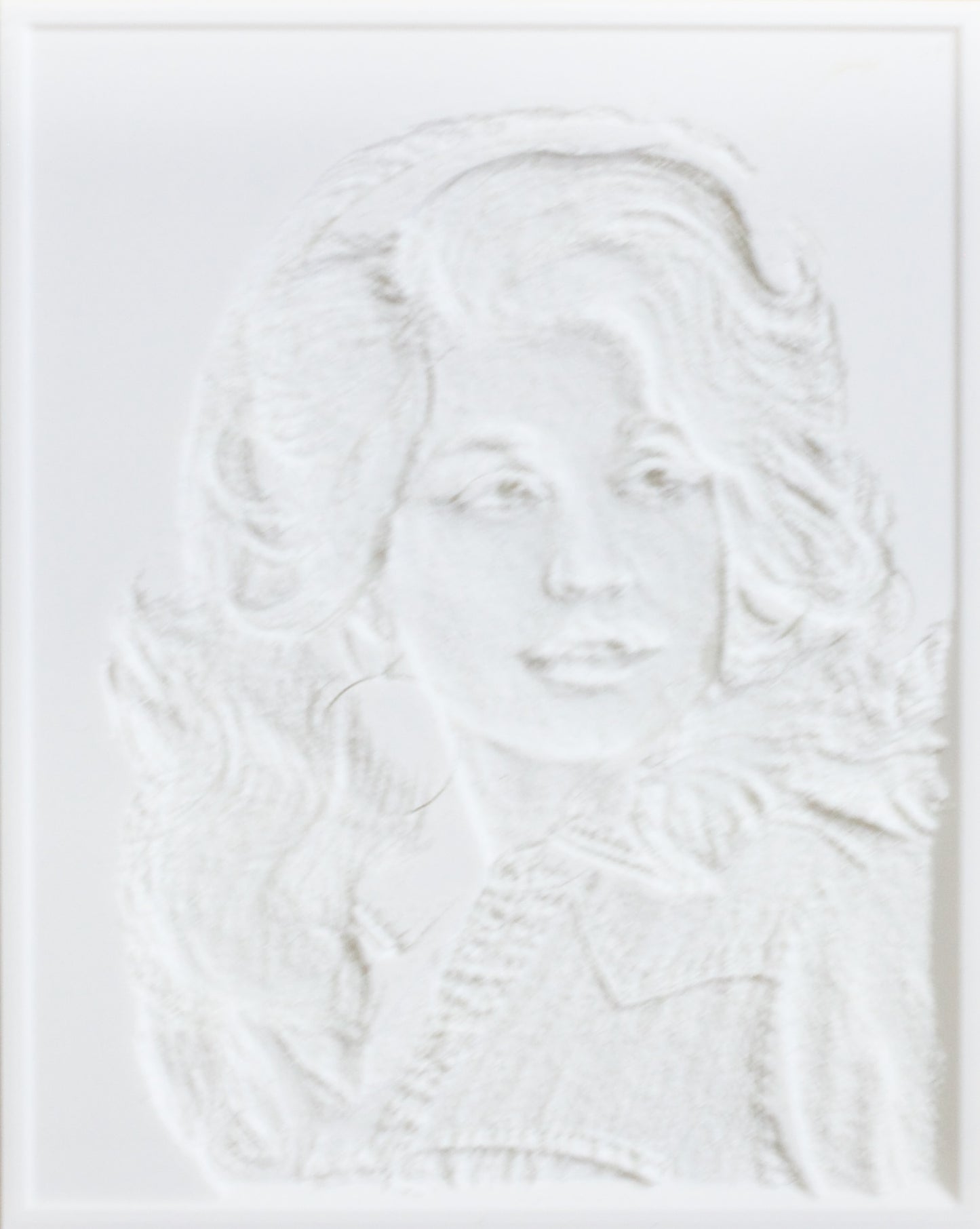 Dolly Parton Window Art (3D Printed Lithophane) - 3
