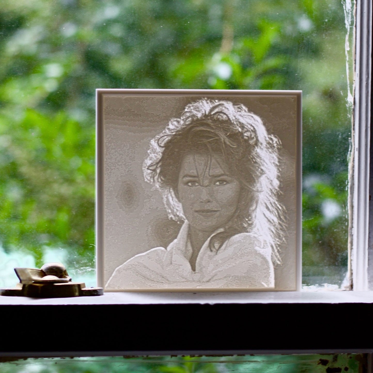 Shania Twain Window Art (3D Printed Lithophane)