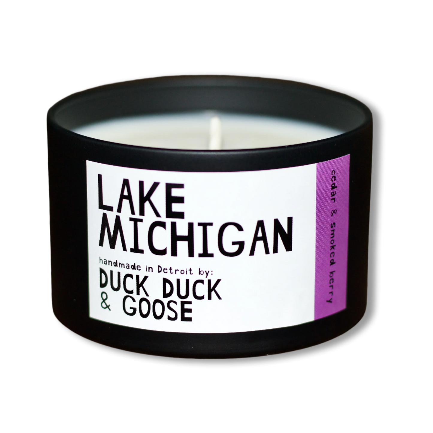 Cedar & Smoked Berry Scented Soy Candle: Lake Michigan