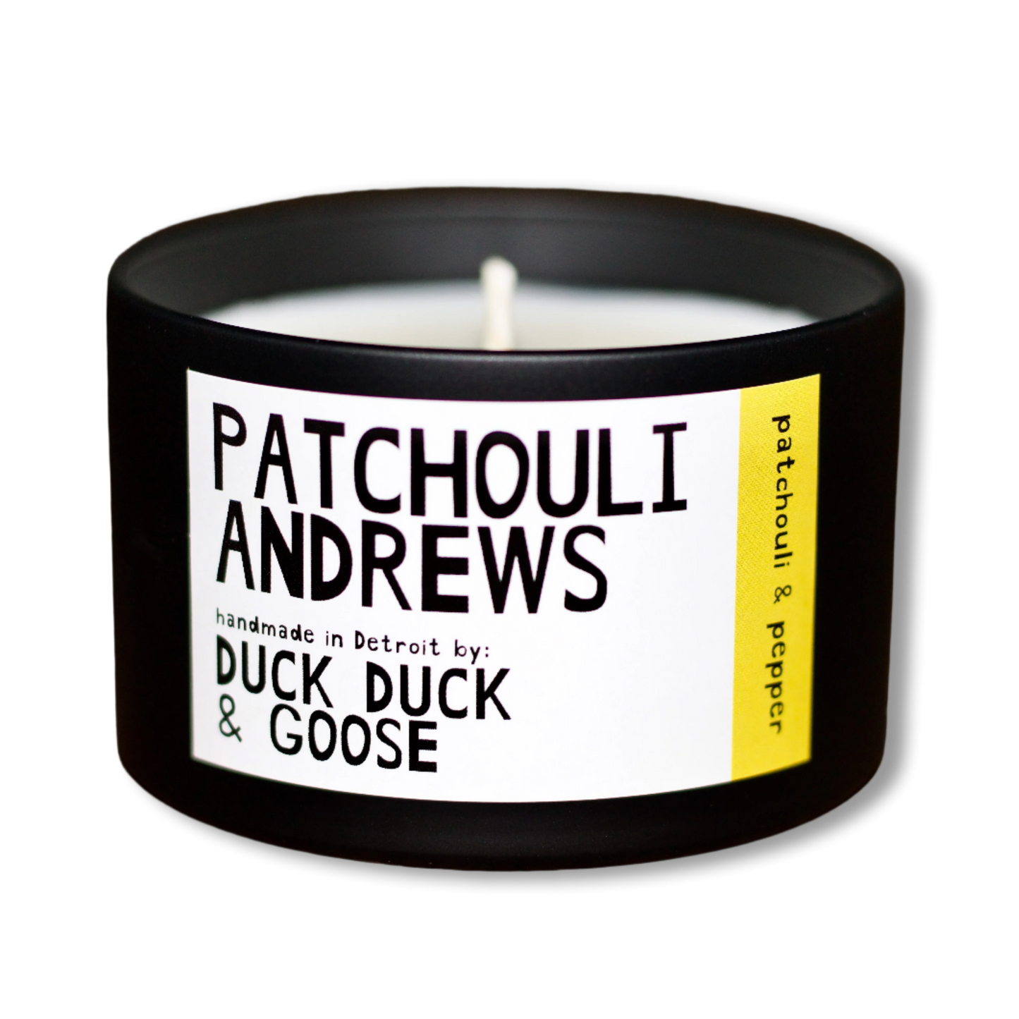 Patchouli & Cedar Scented Soy Candle: Patchouli Andrews