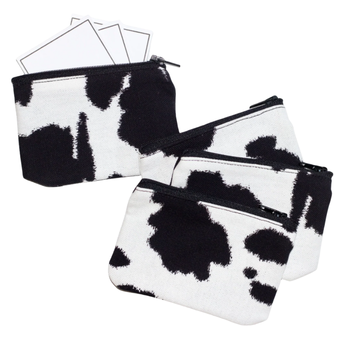 Mini Quack Pack - Black Cow Print