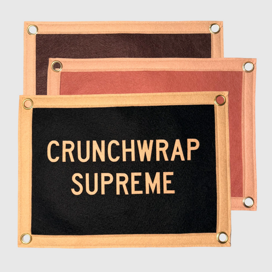 Crunchwrap Supreme Pennant Flag