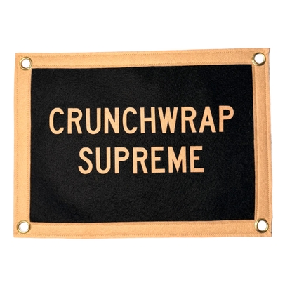 Crunchwrap Supreme Pennant Flag