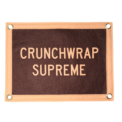Crunchwrap Supreme Pennant Flag