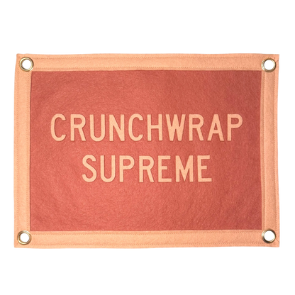 Crunchwrap Supreme Pennant Flag