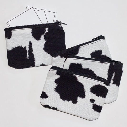Black Cow Print Quack Pack MINI