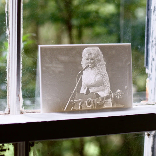 Dolly Parton Window Art (3D Printed Lithophane) - 2