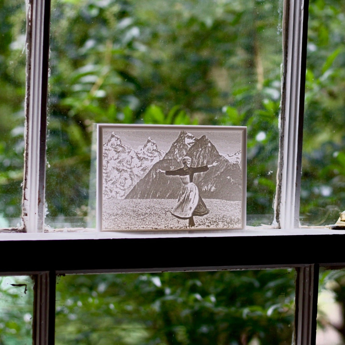 Julie Andrews Window Art (3D Printed Lithophane)