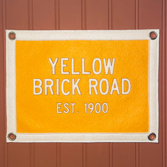 Yellow Brick Road Pennant Flag
