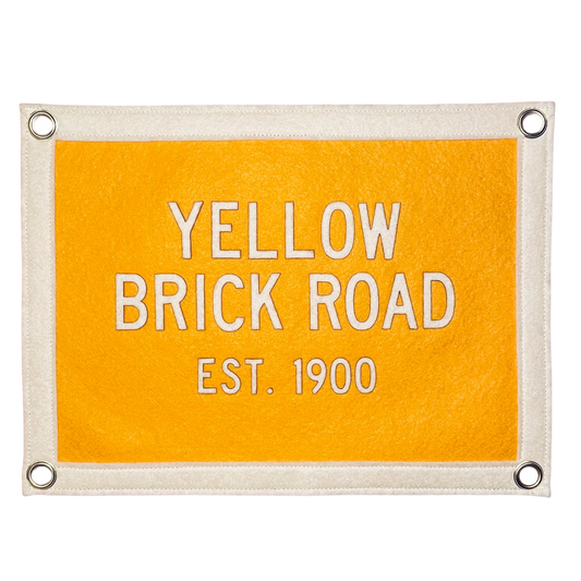 Yellow Brick Road Pennant Flag