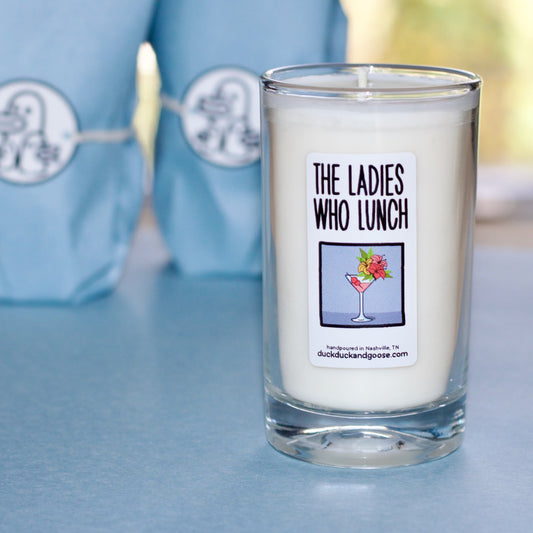 Gin & Juniper Scented Soy Candle: The Ladies Who Lunch