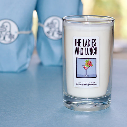 gin & juniper scented soy candle (Ladies Who Lunch)