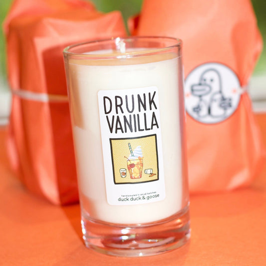 whiskey & vanilla scented soy candle (Drunk Vanilla)