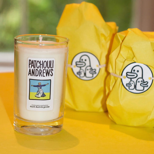 Patchouli & Cedar Scented Soy Candle: Patchouli Andrews